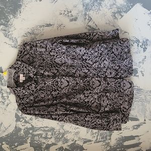 Denim & Company Corduroy Button Front Womens Jacket Sz M